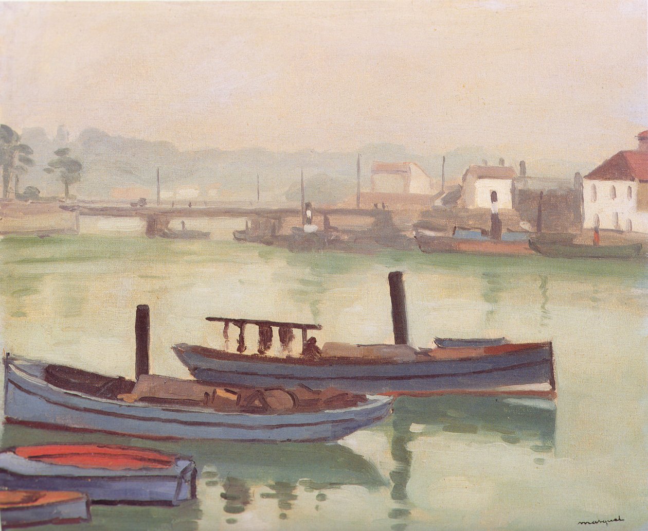 The Port of Saint-Jean de Luz by Albert Marquet