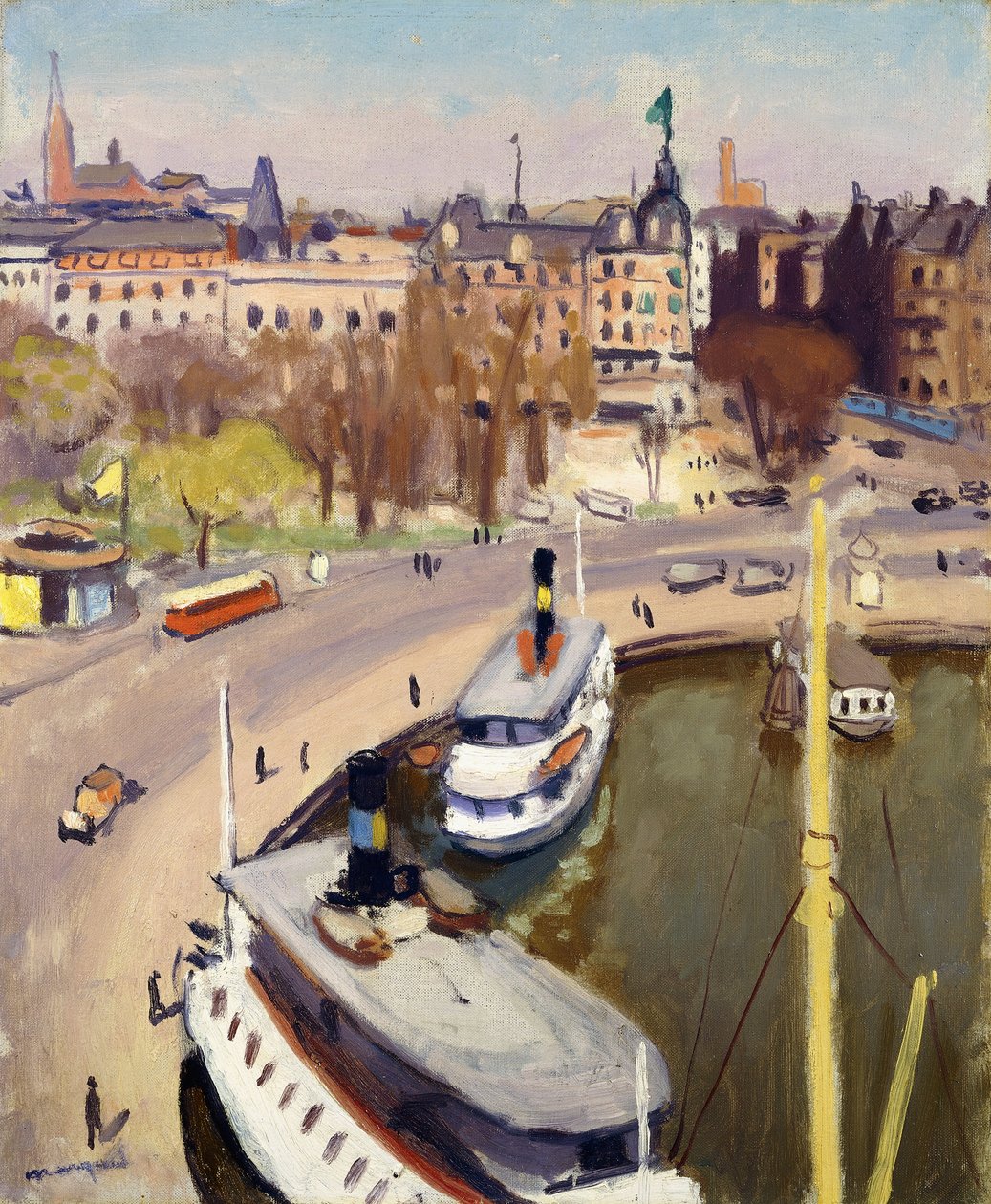 The Port of Stockholm by Albert Marquet