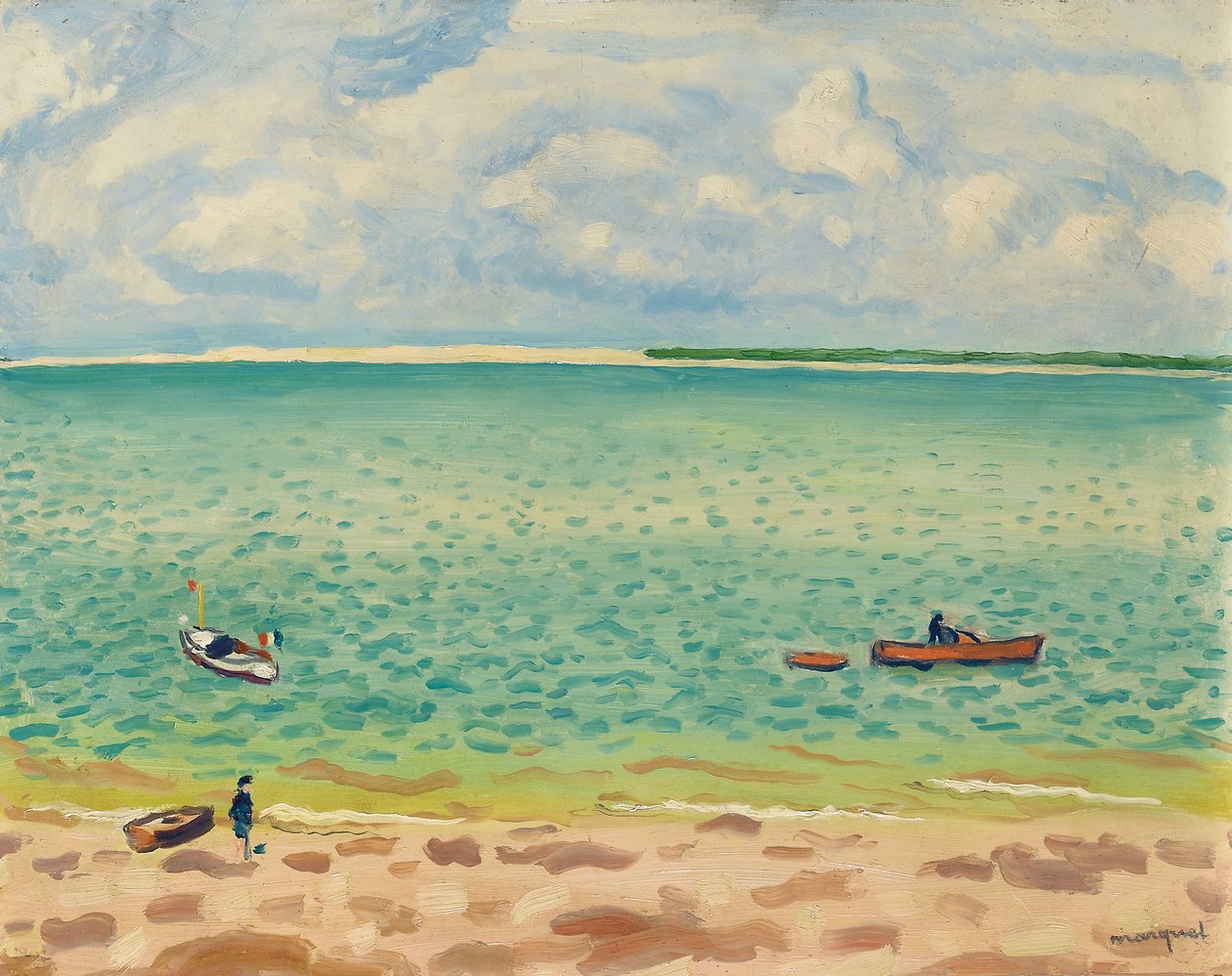 The Beach, Le Pyla by Albert Marquet