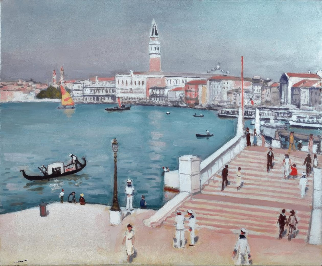 Venice, Bacino S. Marco / Painting by A. Marquet by Albert Marquet