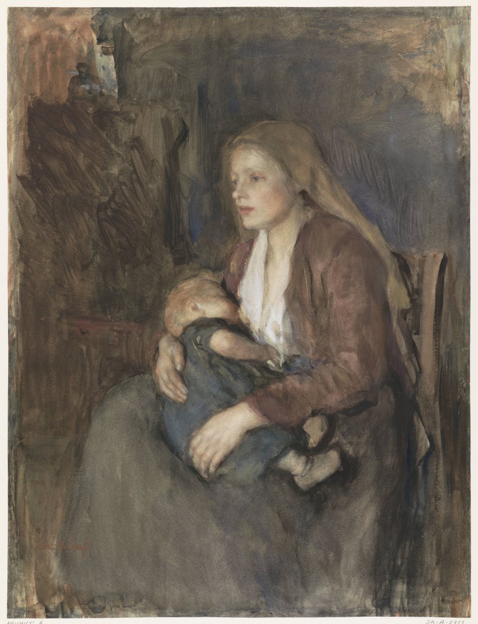 Northern Madonna by Albert  Neuhuys