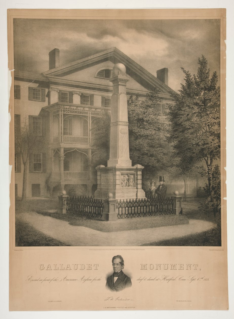 Gallaudet Monument by Albert Newsam
