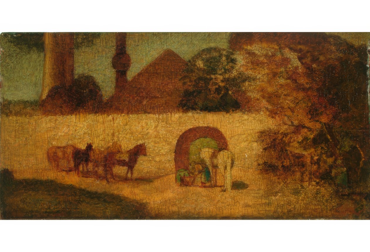 By the Tomb of the Prophet by Albert Pinkham Ryder
