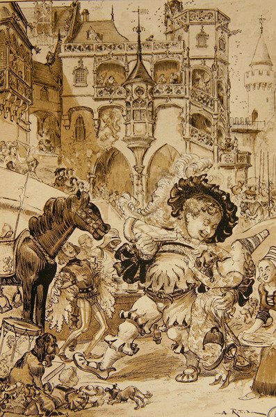 Childhood of Pantagruel by Albert Robida