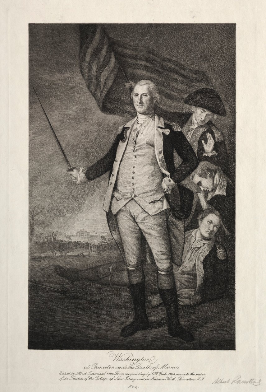 George Washington at Princeton by Albert Rosenthal