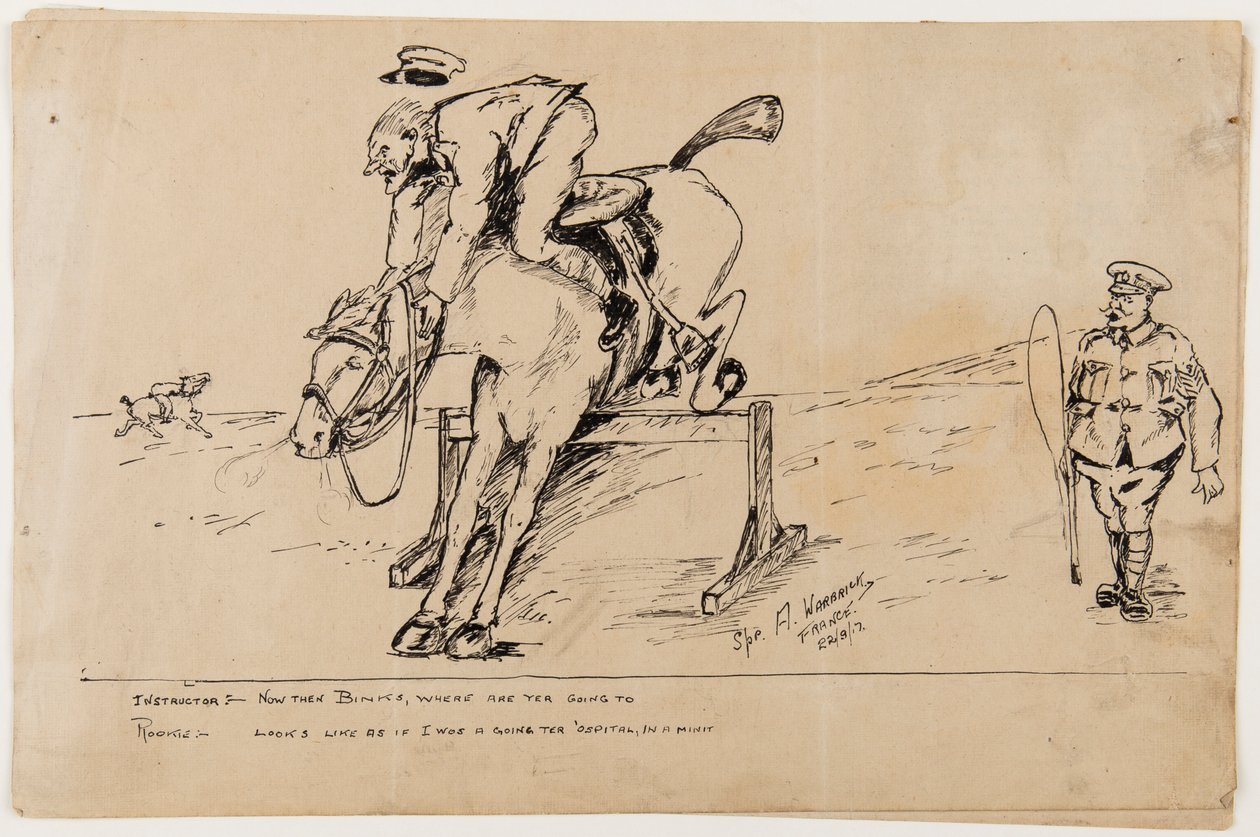 WWI cartoon, 22 September 1917 by Albert Warbrick