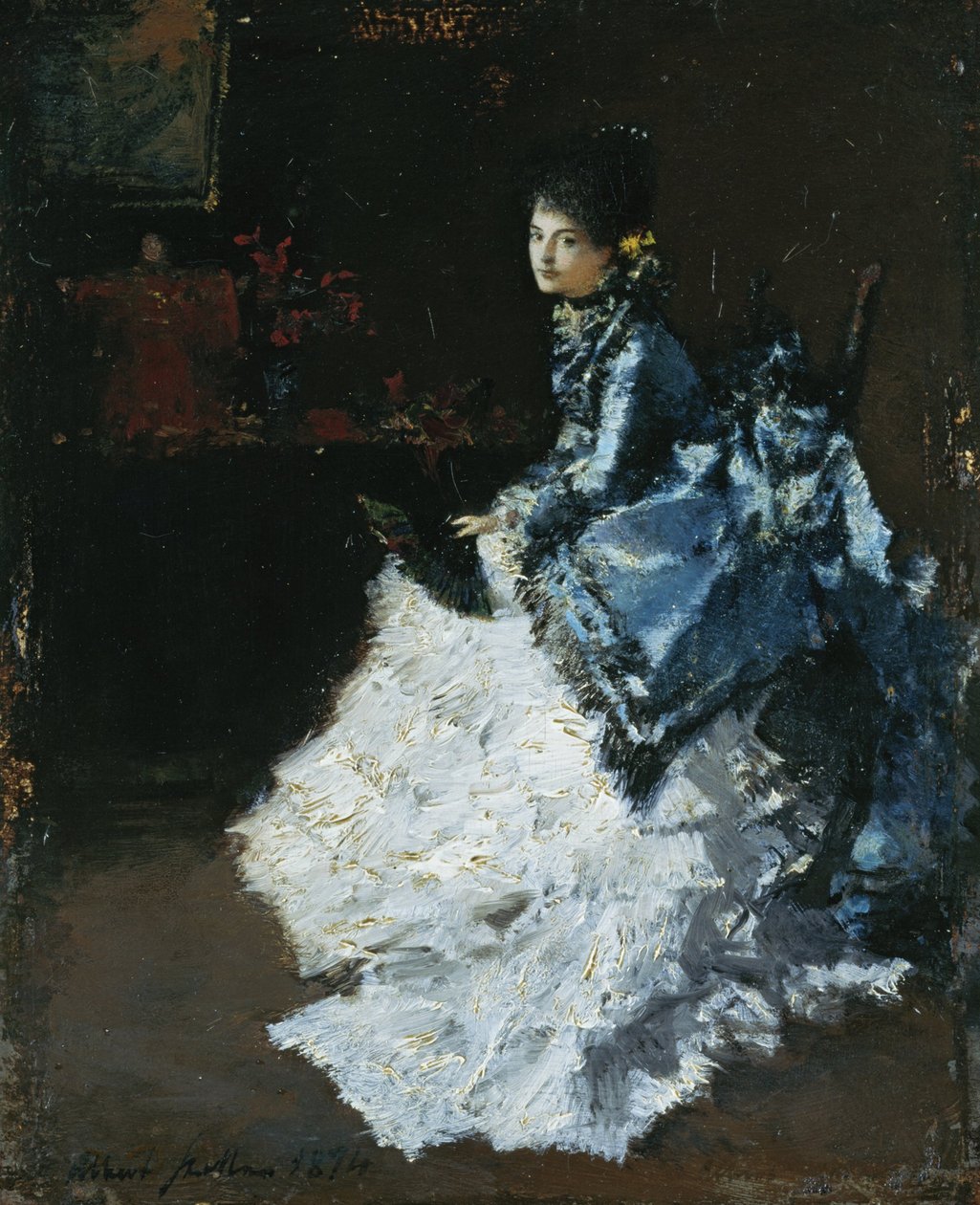 The Actress Mimi Cramer by Albert von Keller