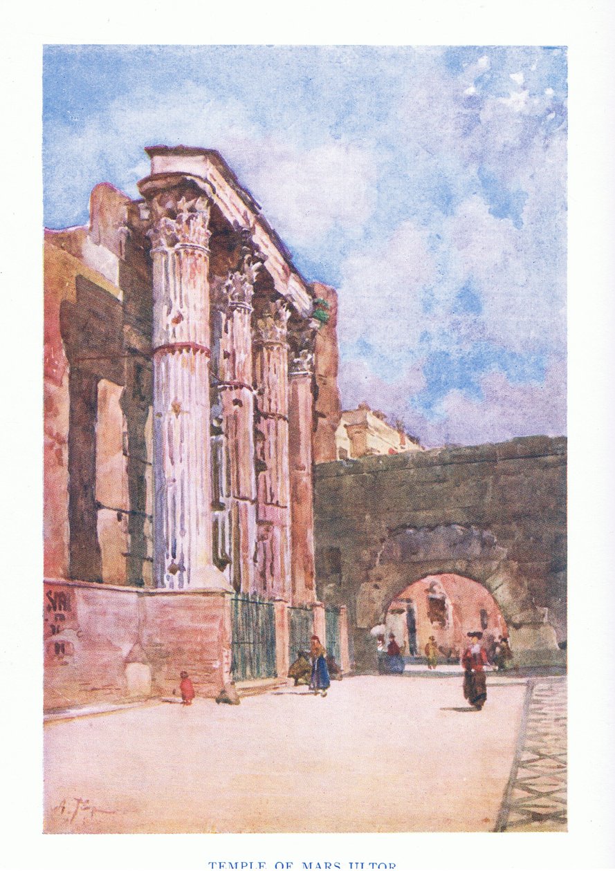 Temple of Mars Ultor (in the Forum of Augustus) by Alberto Pisa