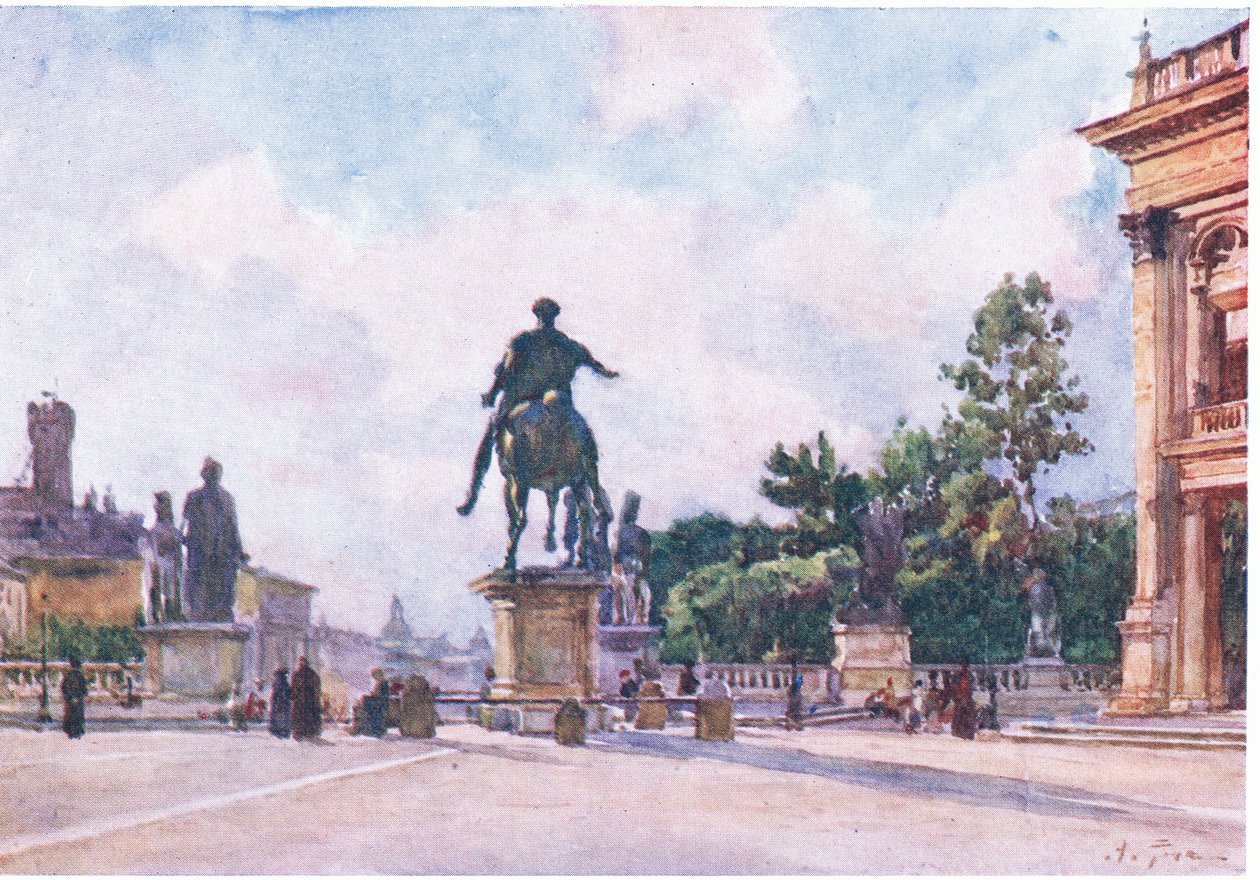 The Capitol (bronze statue of Marcus Aurelius) by Alberto Pisa