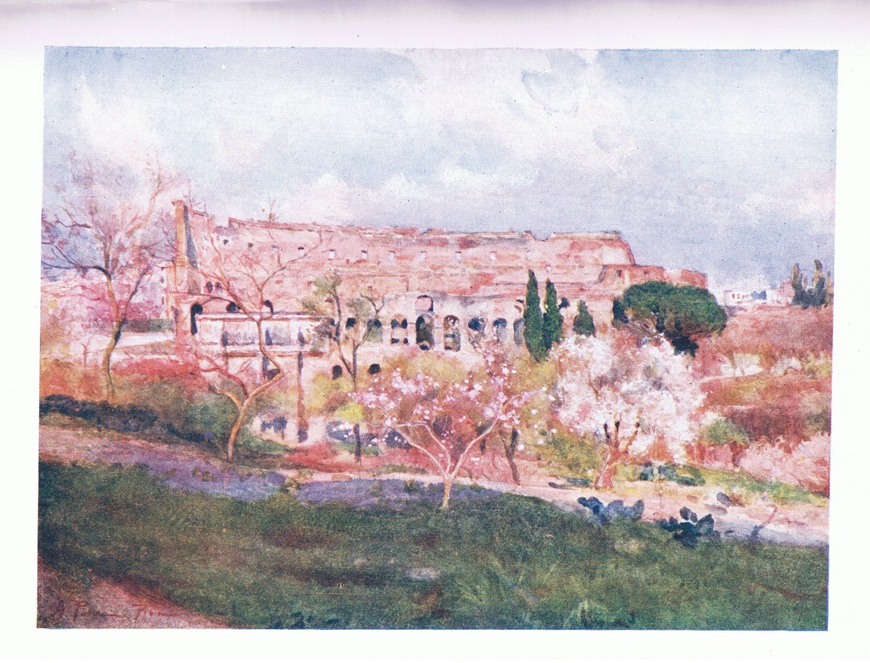 The Colosseum on a spring day by Alberto Pisa