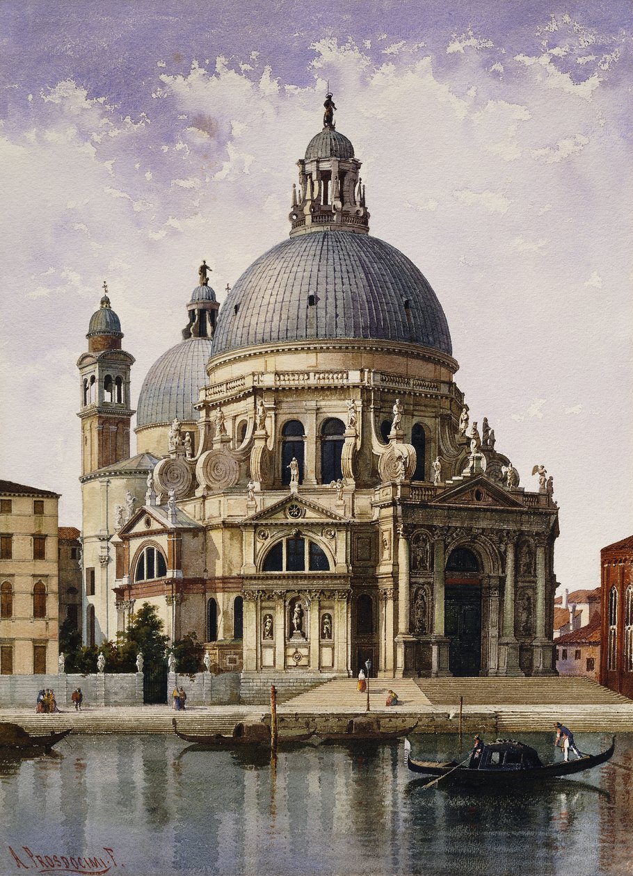 Santa Maria della Salute, Venice by Alberto Prosdocini or Prosdocimi
