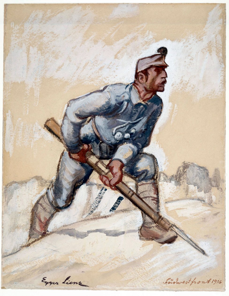 South-West Front by Albin Egger Lienz
