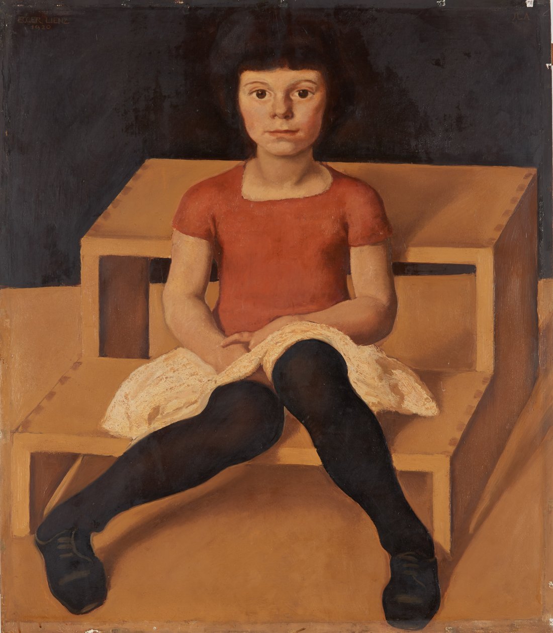 Ila, the Younger Daughter of the Artist, 1920 by Albin Egger Lienz