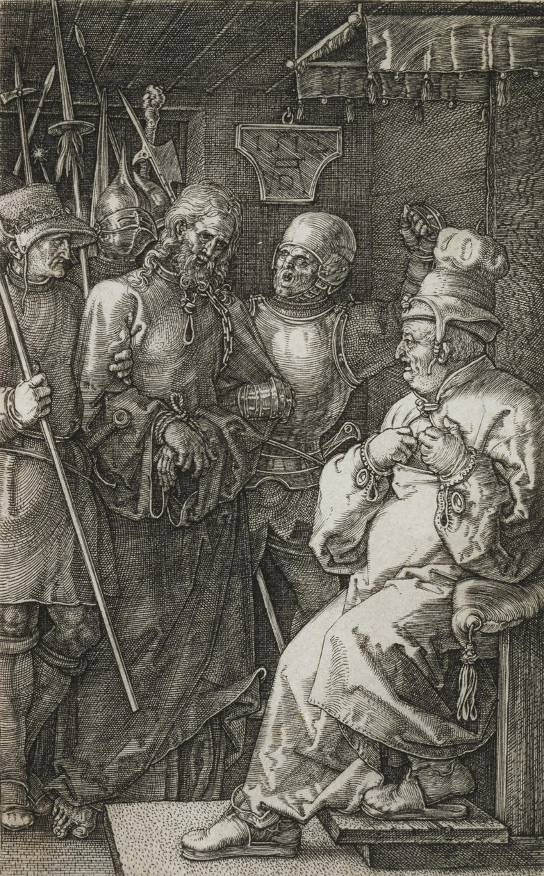 Christ Before Caiaphas by Albrecht Dürer