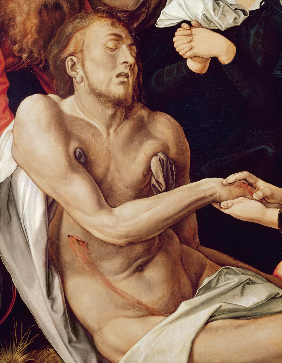 Lamentation for Christ (detail) by Albrecht Dürer
