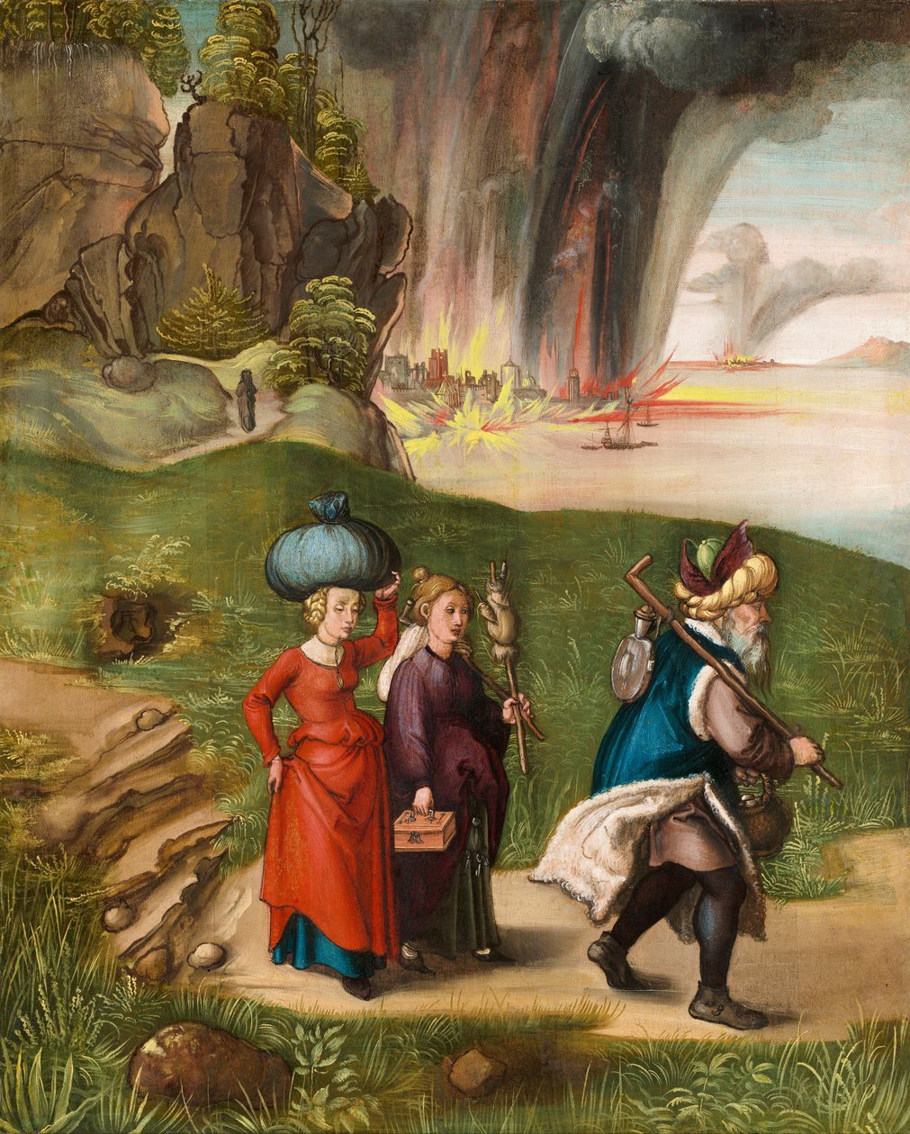 Lot and His Daughters by Albrecht Dürer