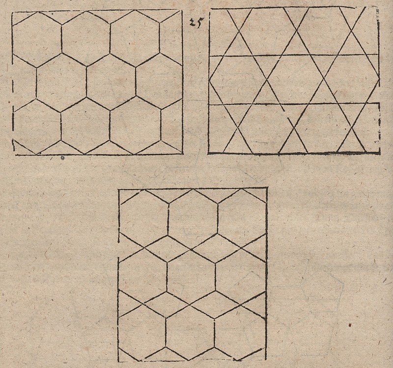 Tessellations with Regular Hexagons by Albrecht Dürer