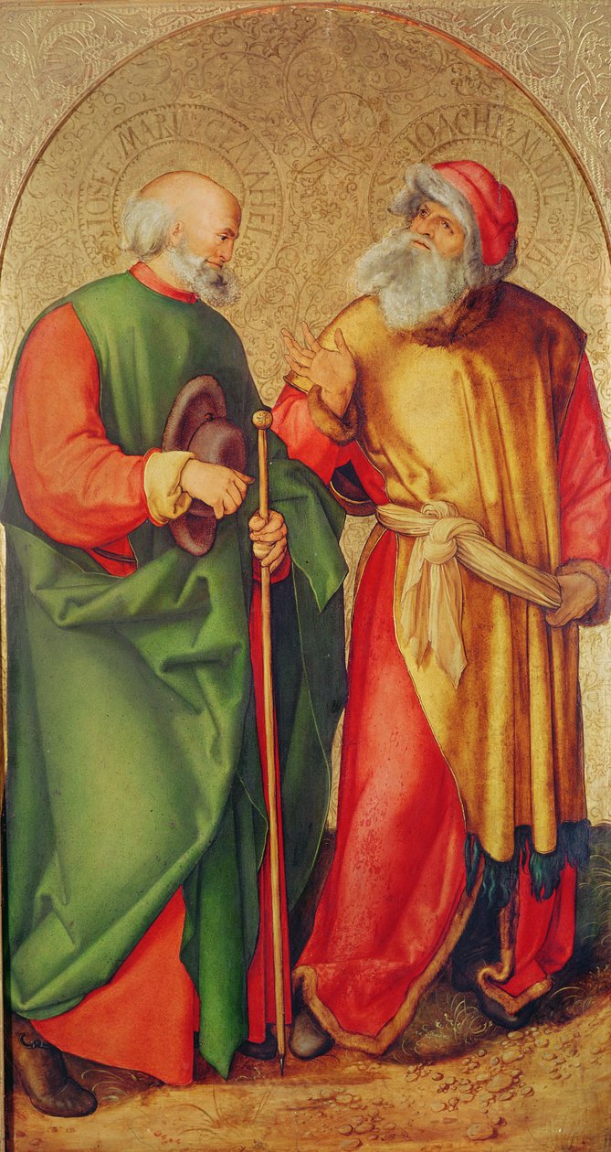 Saint Joseph and Saint Joachim, c.1503 by Albrecht Dürer
