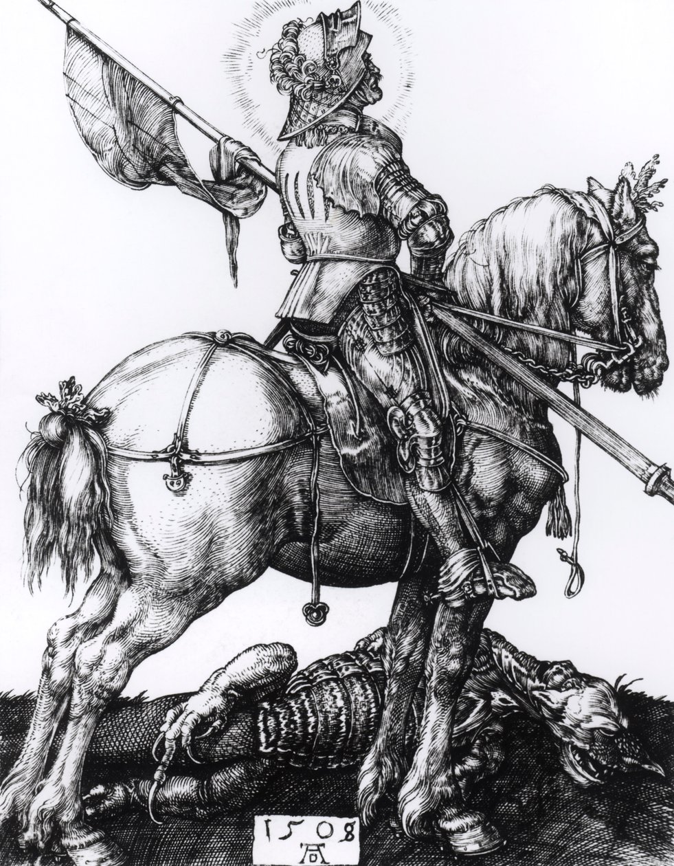 St. George and the Dragon, 1508 by Albrecht Dürer
