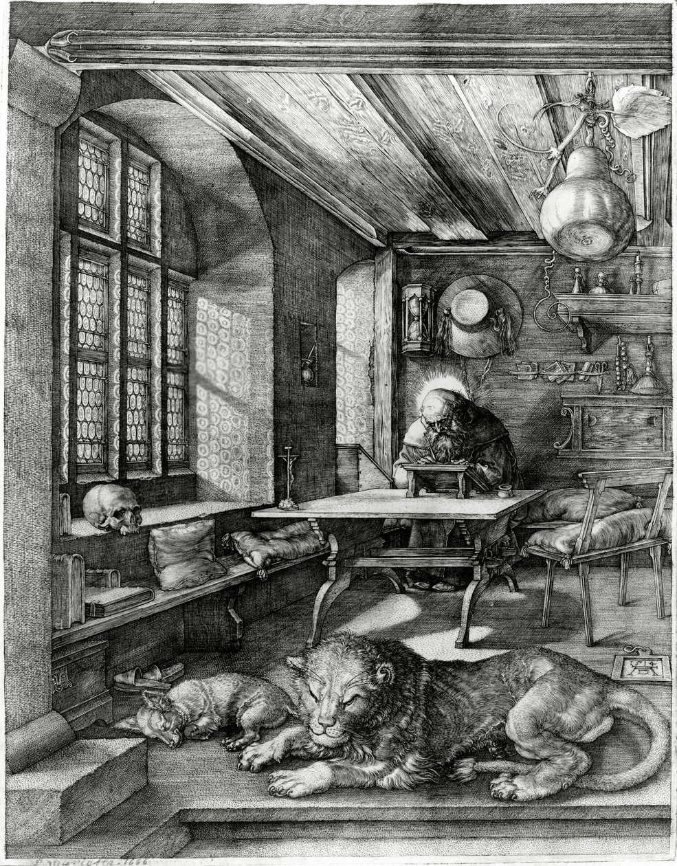 St. Jerome in his Study by Albrecht Dürer