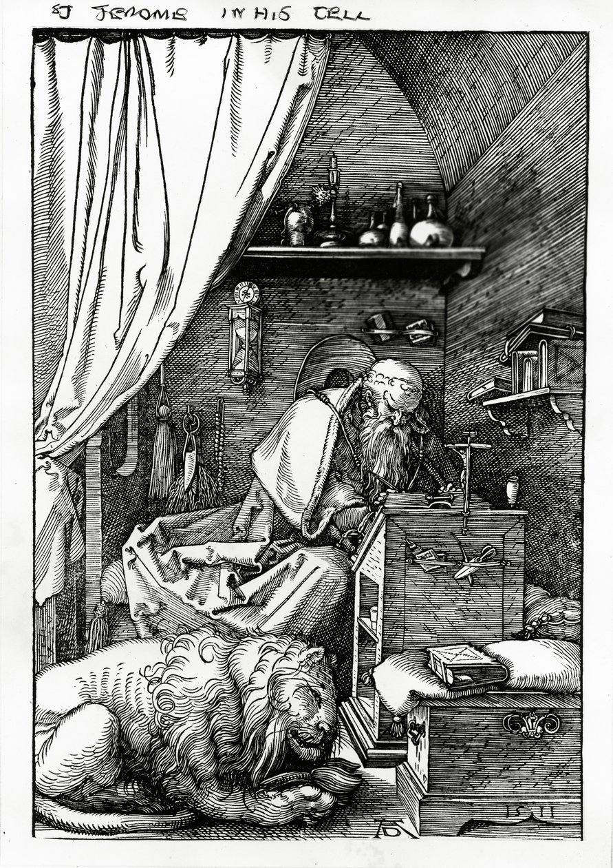St. Jerome in his cell, 1511 by Albrecht Dürer