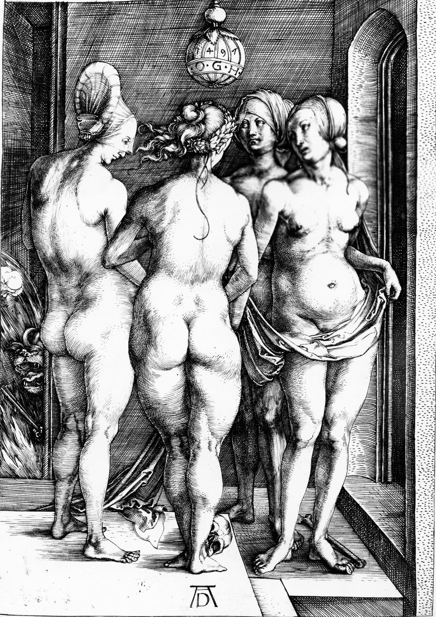 The Four Witches, 1497 by Albrecht Dürer