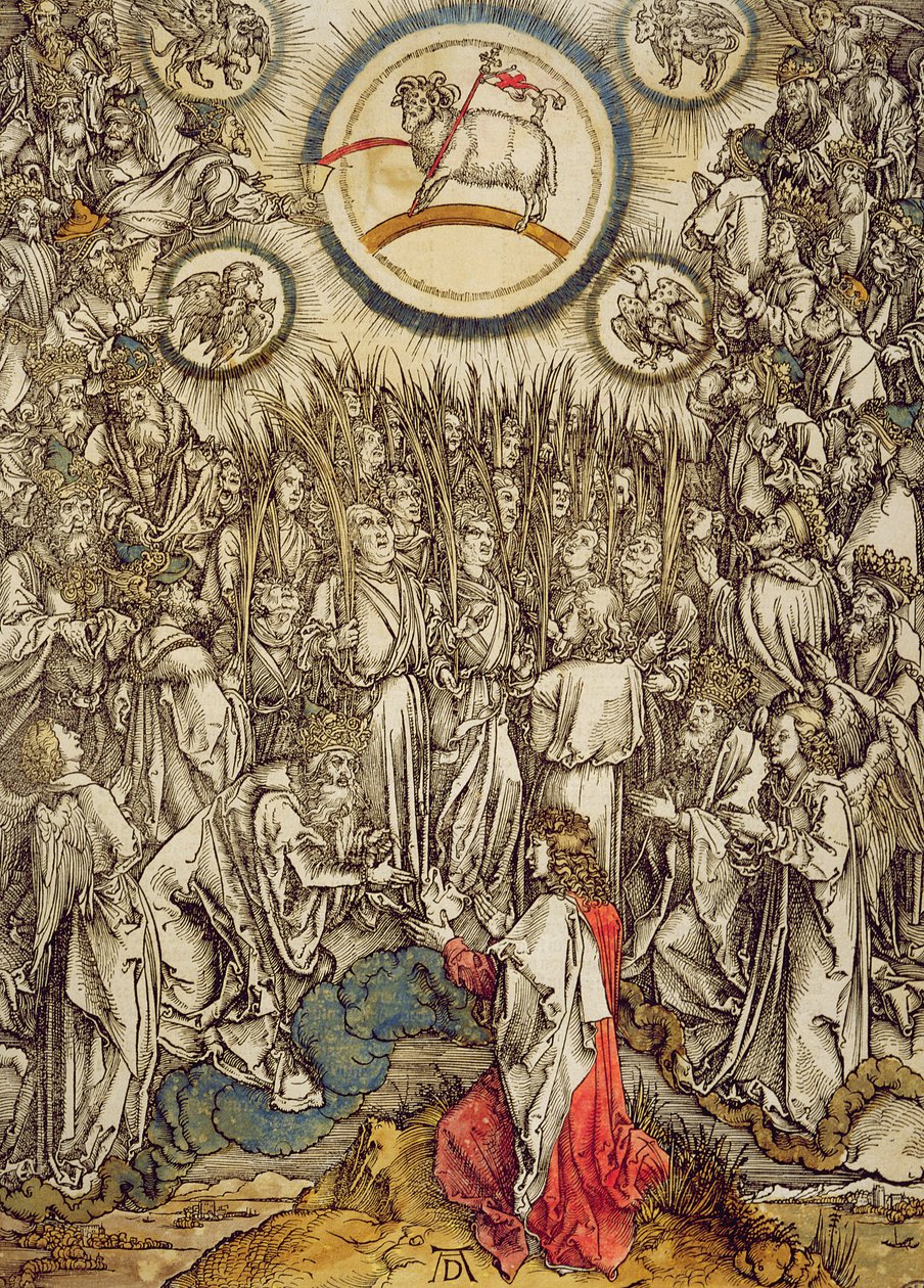 The Lamb of God appears on Mount Sion by Albrecht Dürer