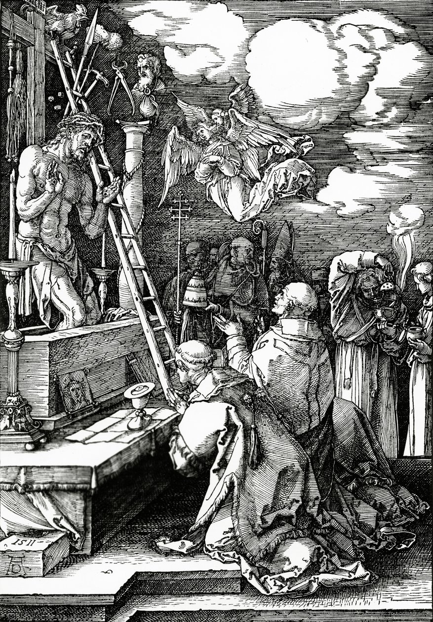 The Mass of St. Gregory, 1511 by Albrecht Dürer