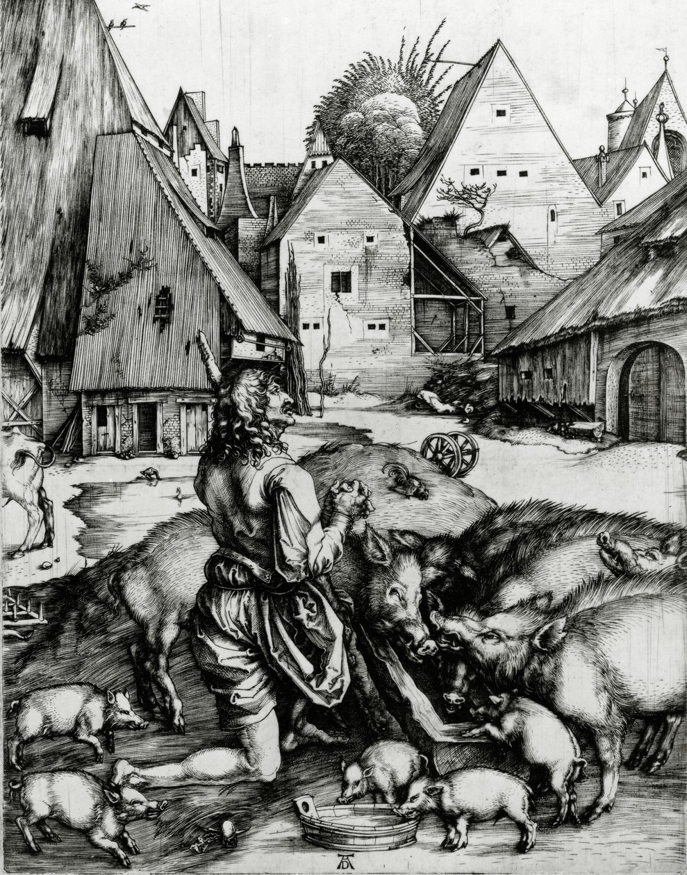 The Prodigal Son, 1496 by Albrecht Dürer