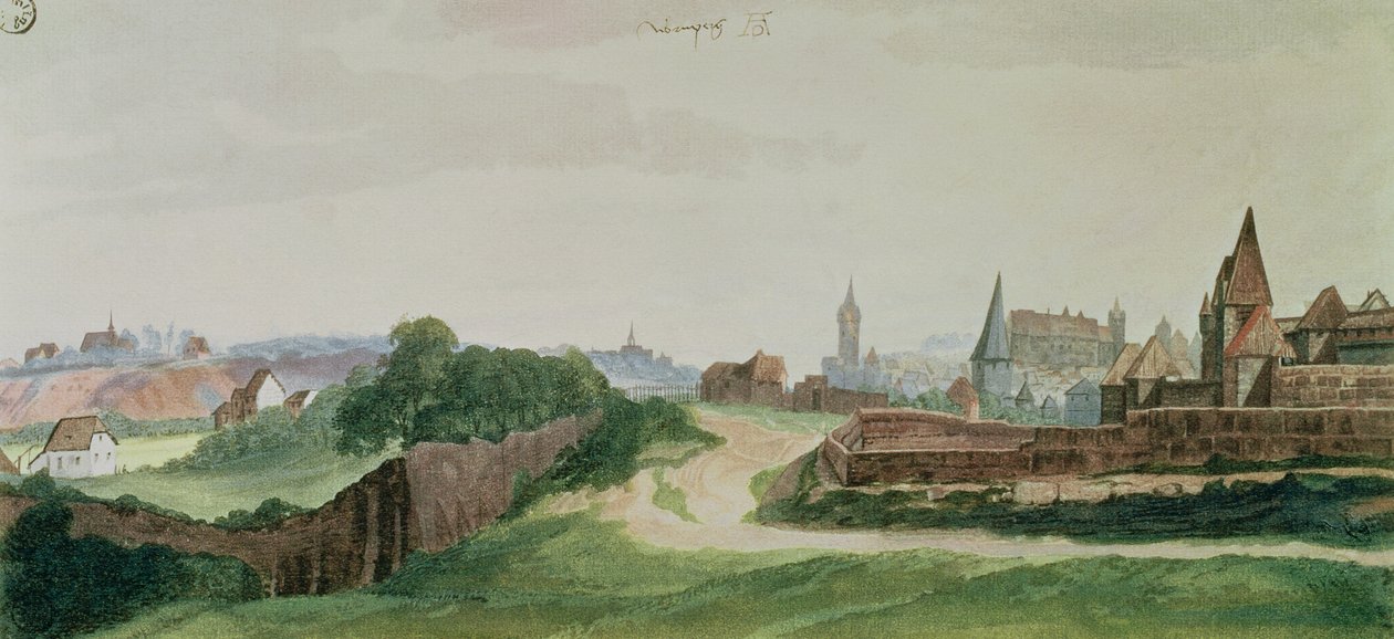 View of Nuremberg by Albrecht Dürer