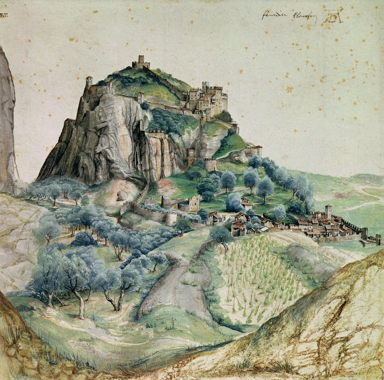 View of the Arco Valley in the Tyrol, 1495 by Albrecht Dürer