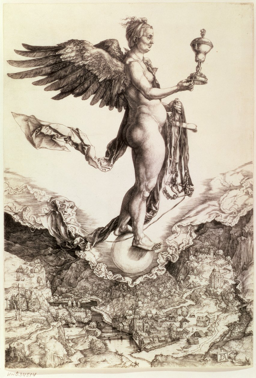 Nemesis, 1501-2 by Albrecht Dürer