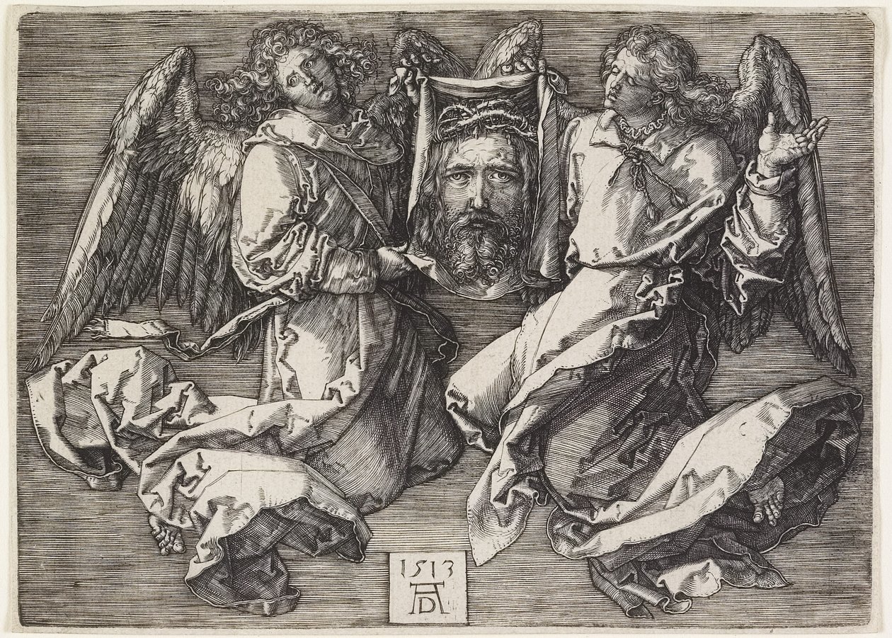 Sudarium Displayed by Two Angels, 1513 by Albrecht Dürer