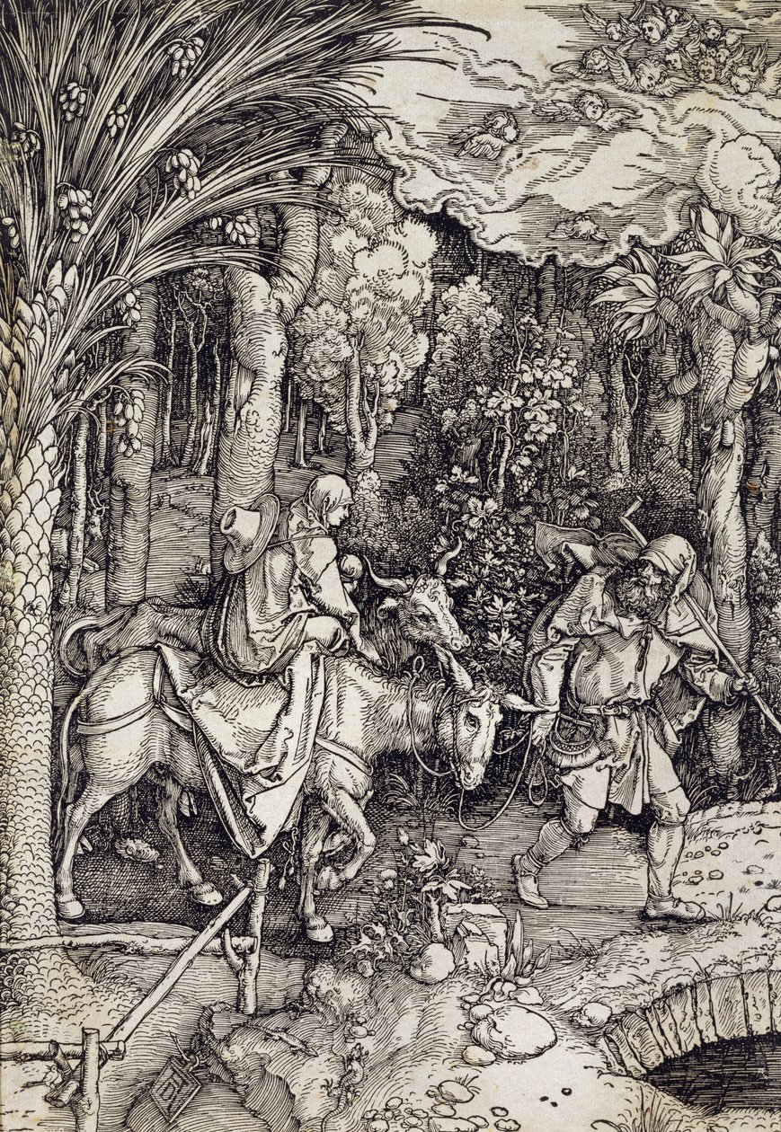 The Flight into Egypt by Albrecht Dürer