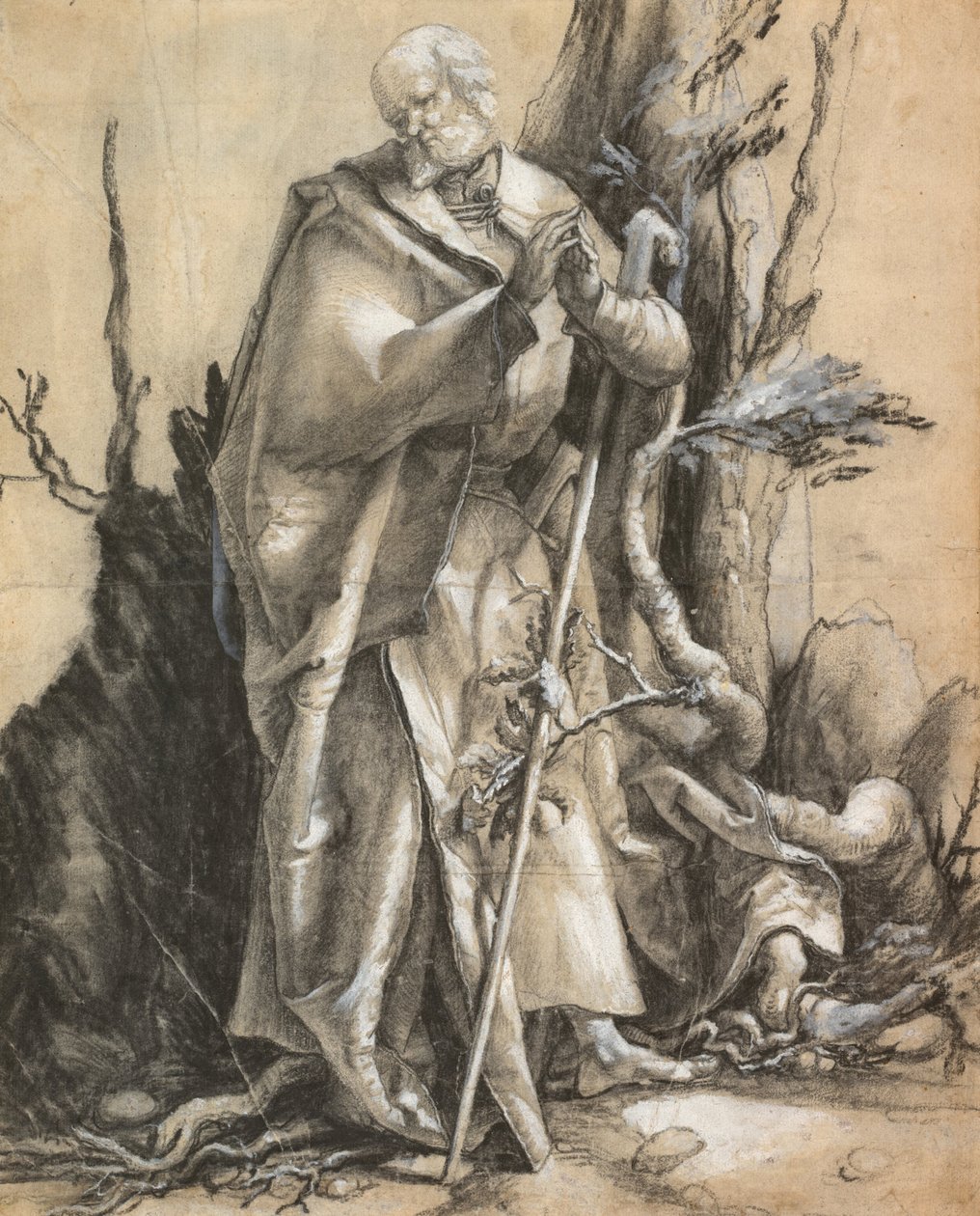 Bearded Saint in a Forest, c. 1516 by Albrecht Dürer