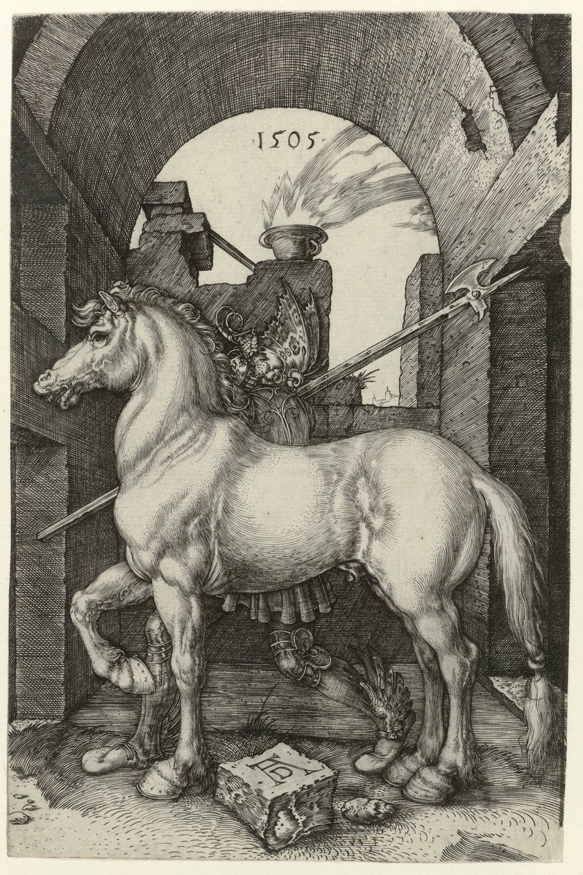 The Small Horse by Albrecht (after) Durer or Duerer