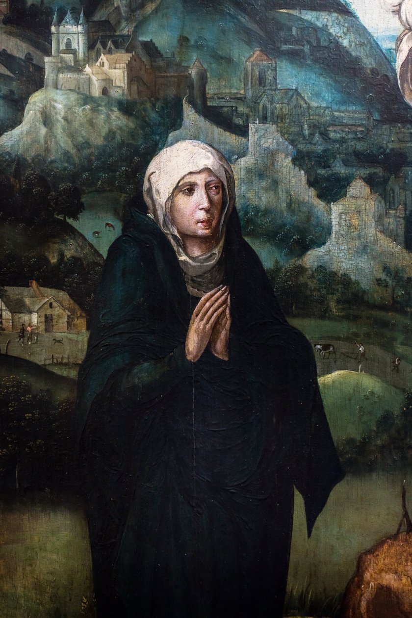 Christ on the Cross between the Virgin Mary and St. John by Albrecht (workshop of) Bouts