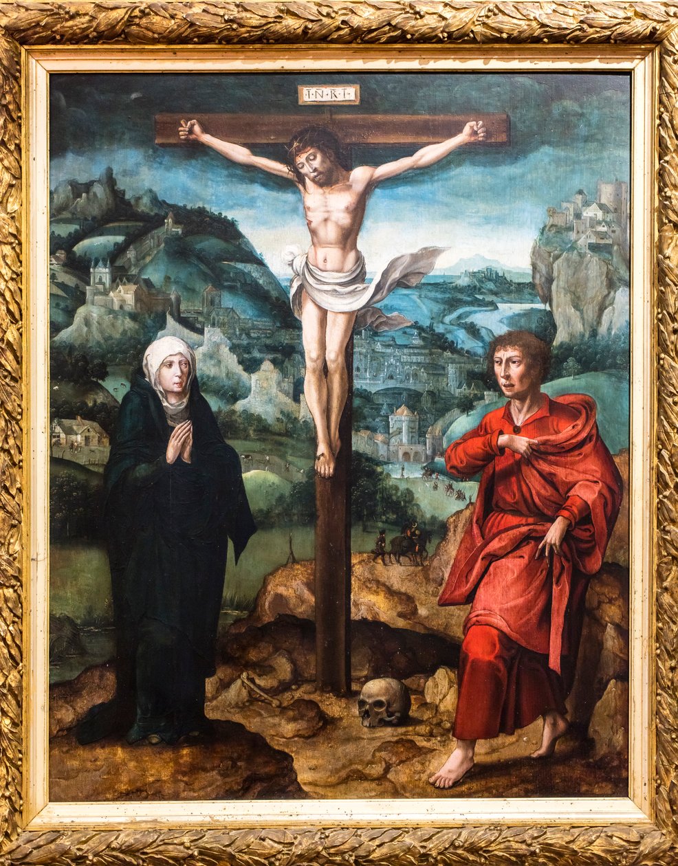 Christ on the Cross between the Virgin Mary and St. John by Albrecht (workshop of) Bouts