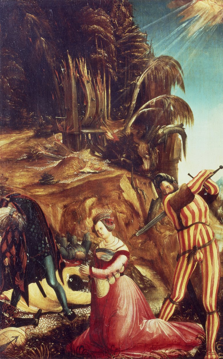Beheading of Saint Catherine by Albrecht Altdorfer