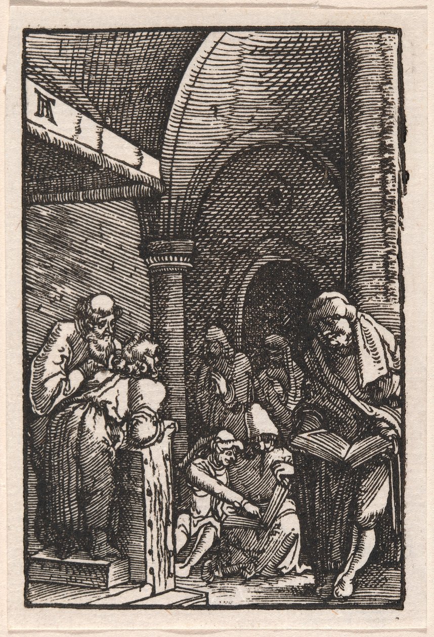 Christ Disputing with the Doctors by Albrecht Altdorfer