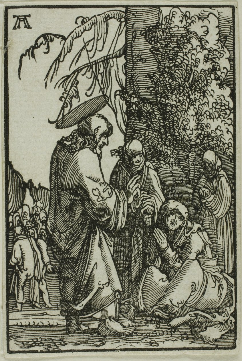 Christ Taking Leave of His Mother, from The Fall and Redemption of Man by Albrecht Altdorfer