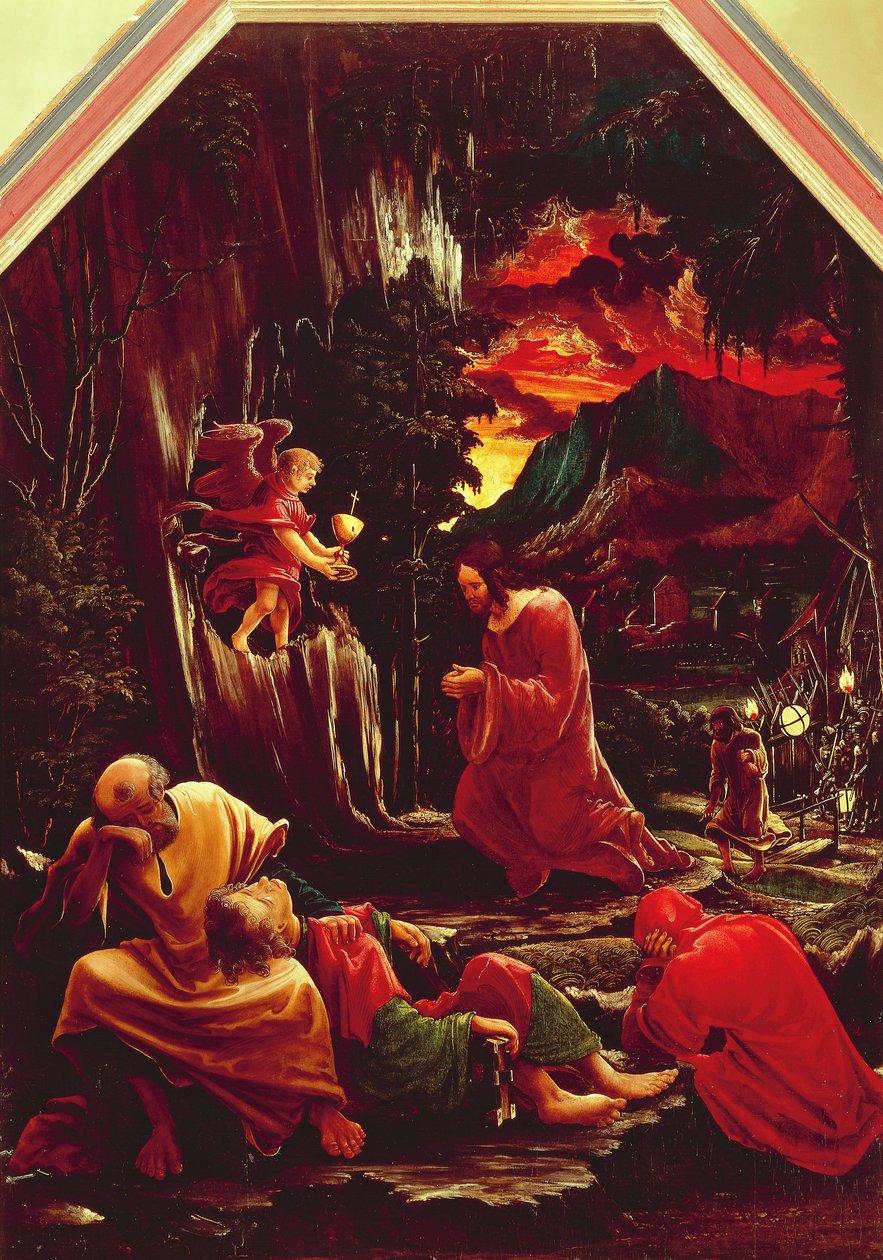 Christ on Mount of Olives by Albrecht Altdorfer