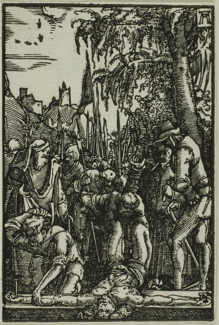 Nailing to the Cross, from The Fall and Redemption of Man by Albrecht Altdorfer
