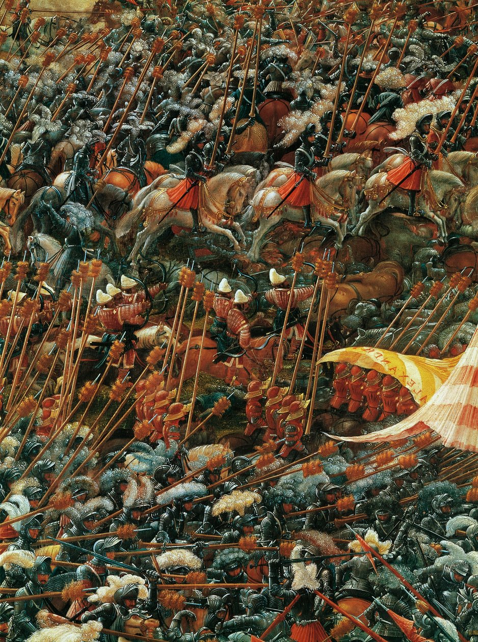 Opposing Armies (detail) by Albrecht Altdorfer