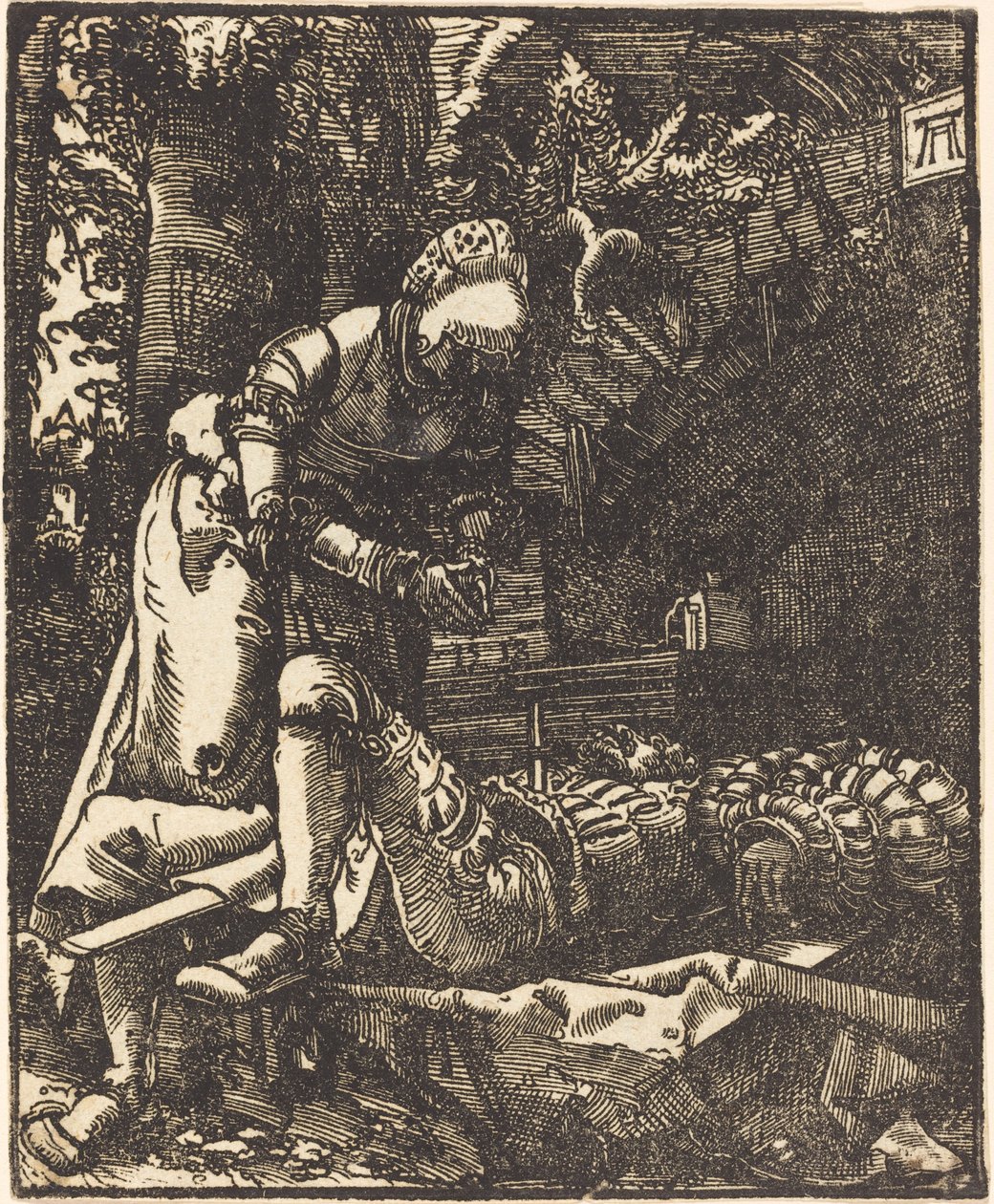 Pyramus and Thisbe by Albrecht Altdorfer