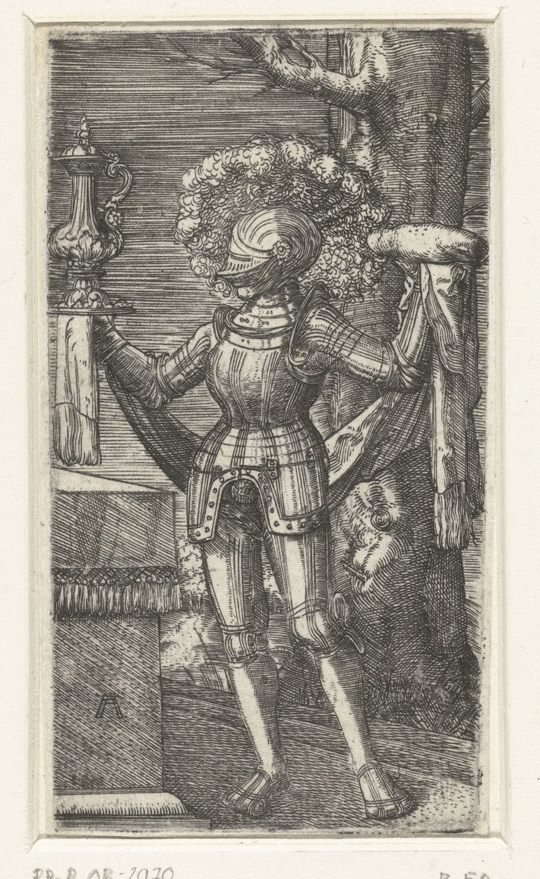 Knight with Wine and Bread by Albrecht Altdorfer