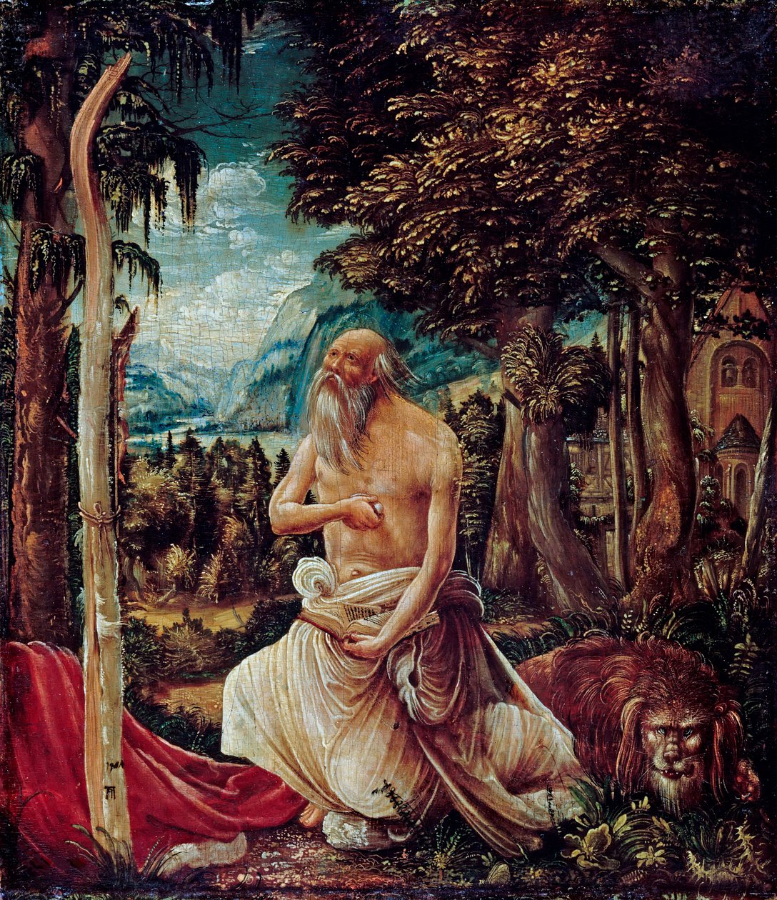 The Repentant Saint Jerome by Albrecht Altdorfer