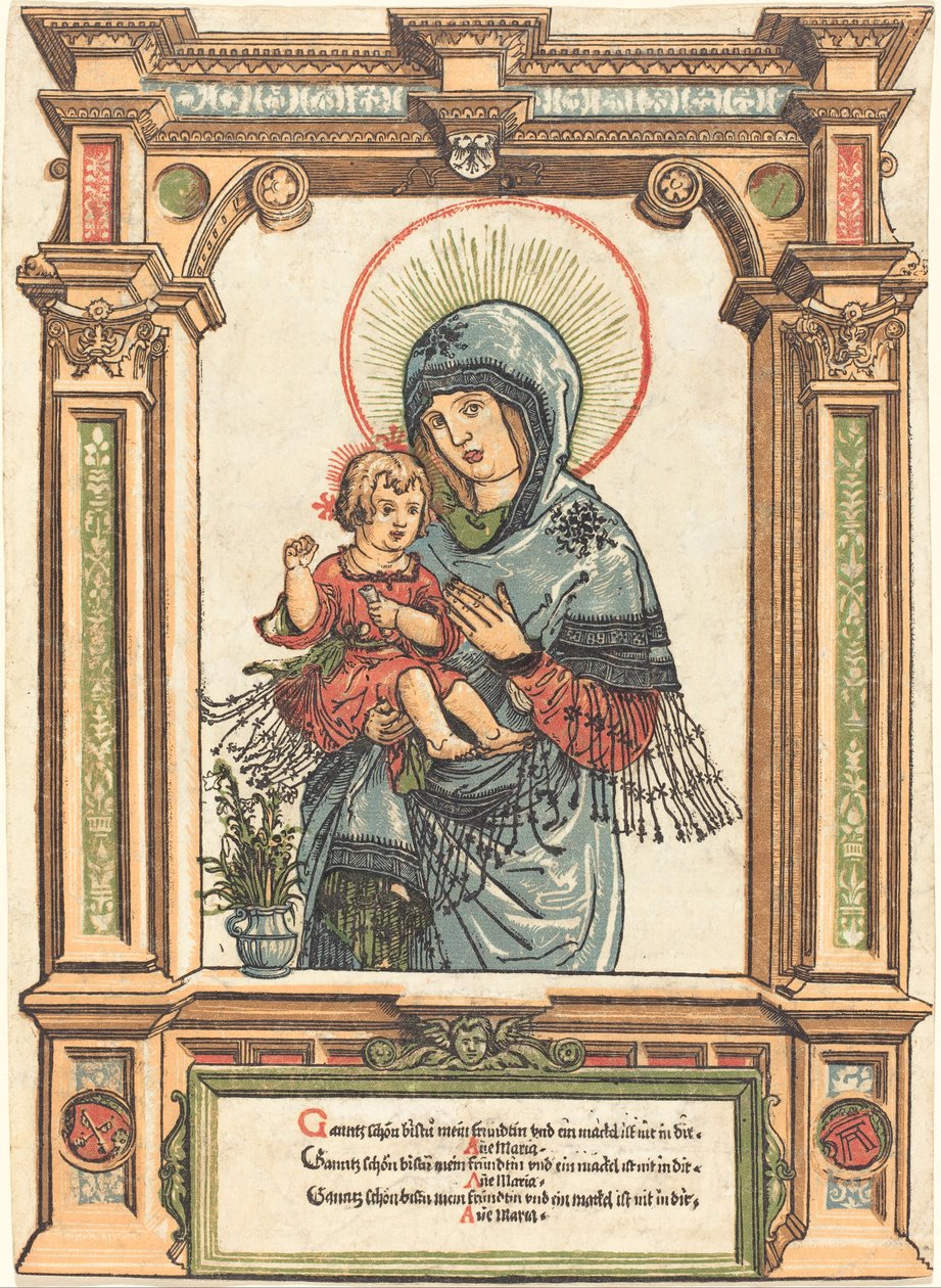 The Beautiful Virgin of Regensburg by Albrecht Altdorfer