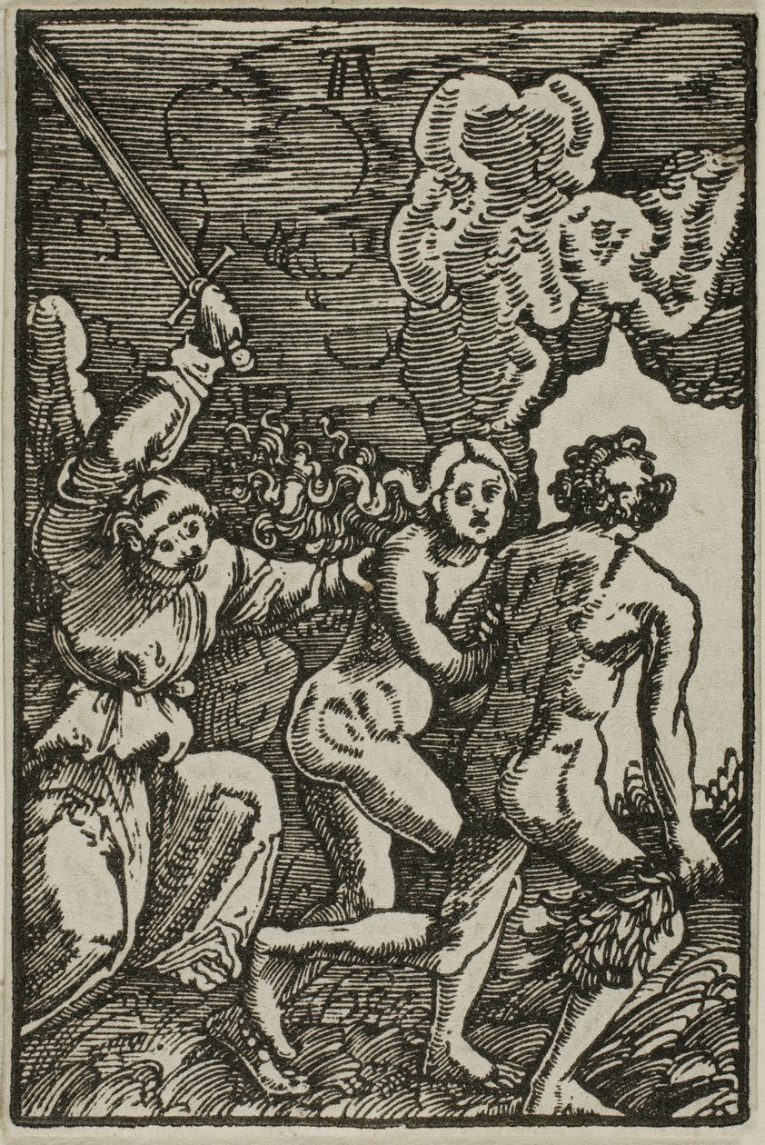 The Expulsion from Paradise, from The Fall and Redemption of Man by Albrecht Altdorfer