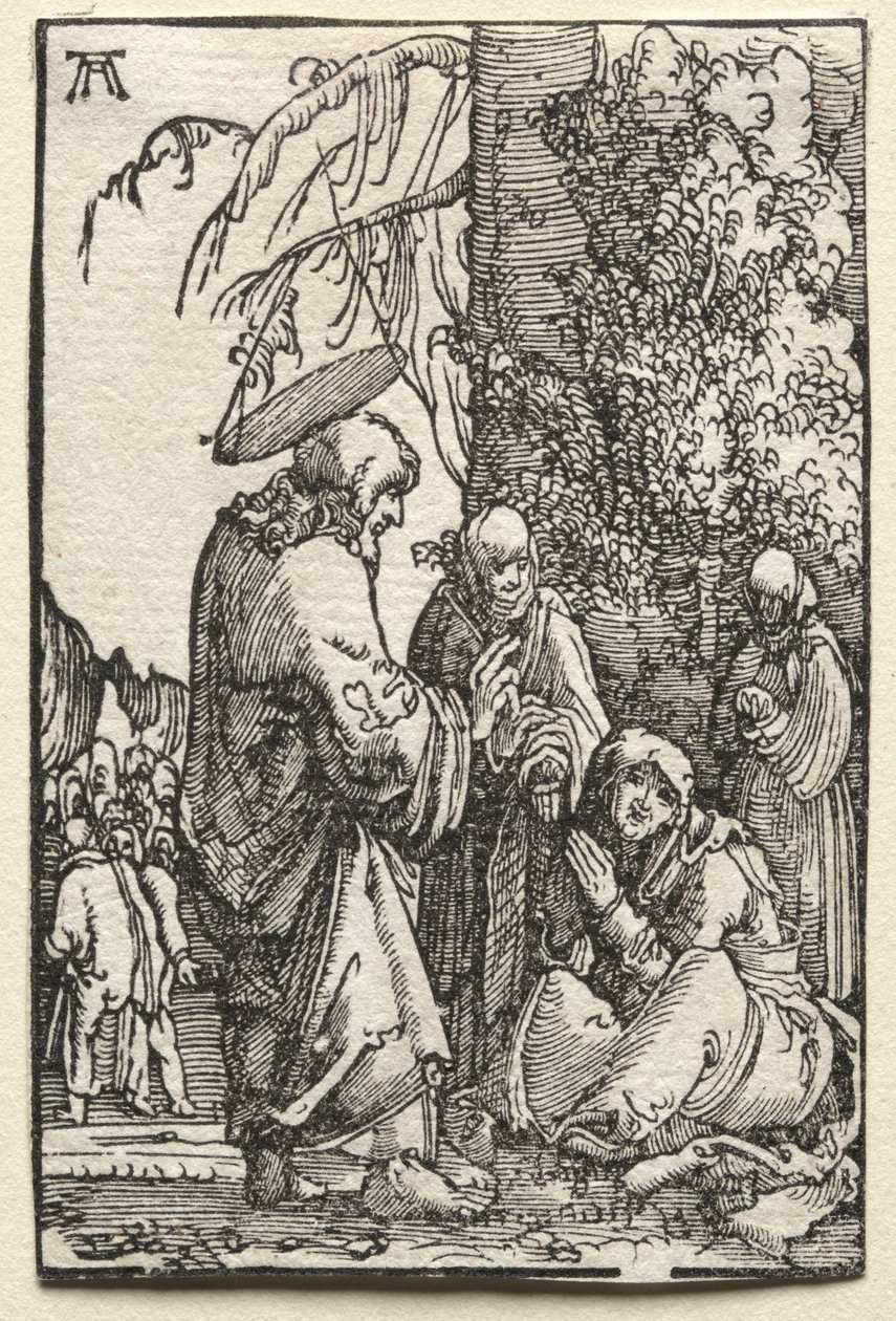 The Fall and Redemption of Man: Christ Taking Leave of His Mother before the Passion by Albrecht Altdorfer